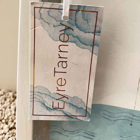 EYRE TARNEY FRAMED ANIMAL BOAT PAINTING - Picture 7 of 7